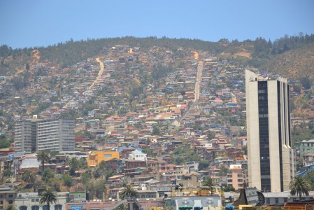 View of Valparaiso from the shore