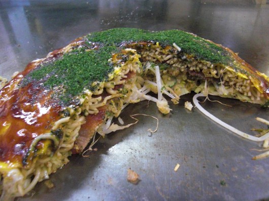 Authentic okonomiyaki from Hiroshima