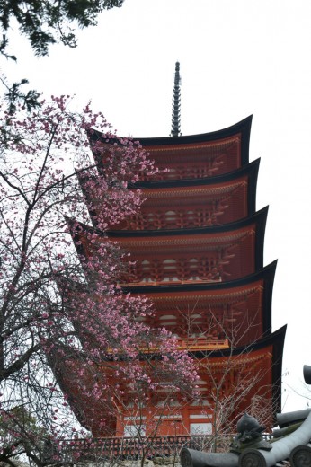 Of course there are pagodas too on Miyajima...