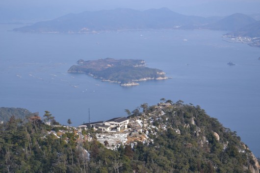 View from Miyajima mountain top