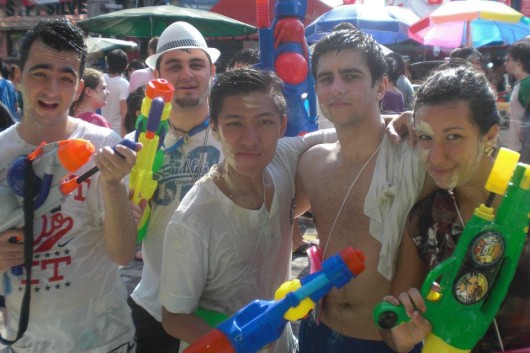 Furious five on second day of Songkran