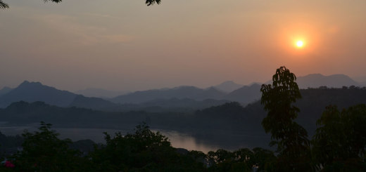 Sunset in Luang Prabang