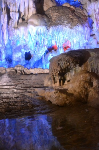 One of the commercialized caves en route to Cat Ba Island