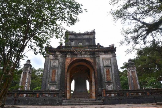 Old deteriorated gates in Imperial Citadel