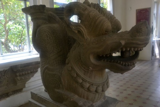 Cham dragon sculpture in Da Nang