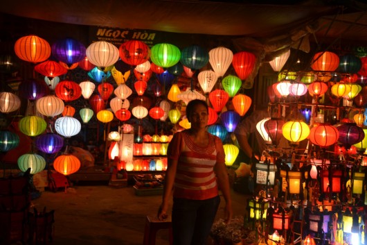 Night market in Hoi An