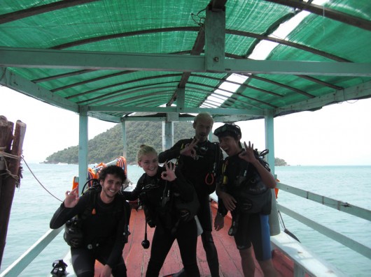 Getting my SSI open water diver certificate!
