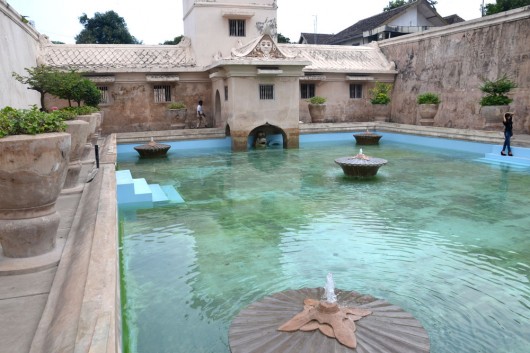 One of the pools in the Water Palace