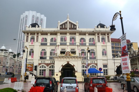One of the many impressive colonial buildings in downtown Kuala Lumpur