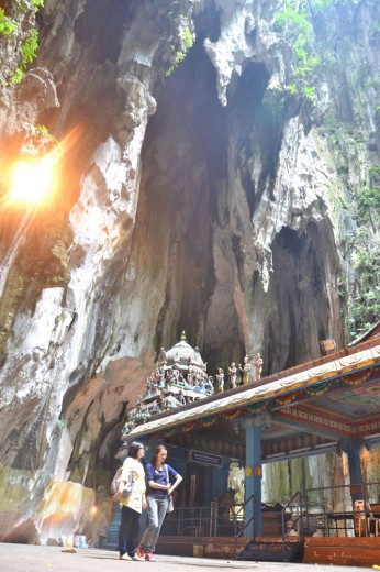 Small temple inside the impressive Batu Caves