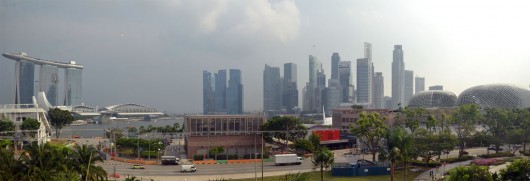 Panorama of Marina Bay