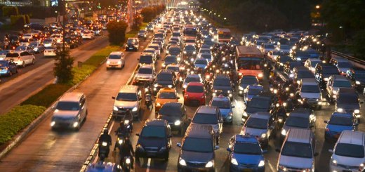 Everyday traffic in Jakarta