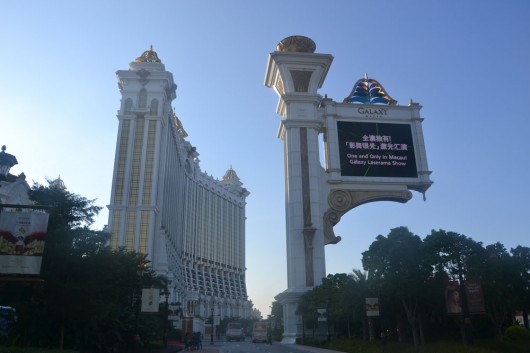 Imposing Galaxy hotel and casino