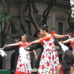 Tango dancing at the feria de Mataderos