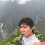 Eating Oreo cookies at top of Machu Picchu mountain like a boss!