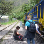 Getting ready for the hike to Aguas Calientes