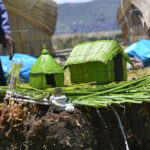 Miniature model of how the islands are built