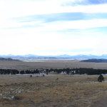 Panoramic view of the landscape out in Colorado