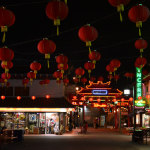 Part of Chinatown by night