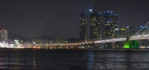 Panoramic view of Busan