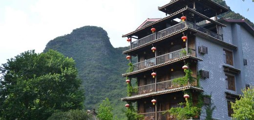 Charming hotel/tea house in outskirts of Yangshuo
